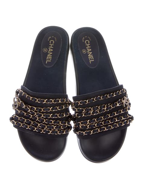 chanel knit slides|Chanel shoes price list.